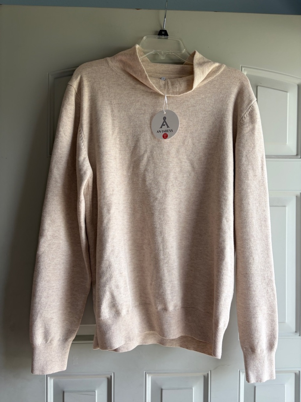 NWT - Cream Pullover Long-sleeve Sweater - Size XL